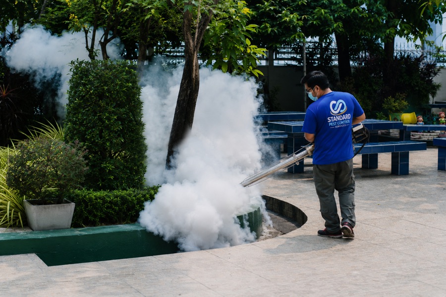 Mosquito Control Through Spraying and Fogging